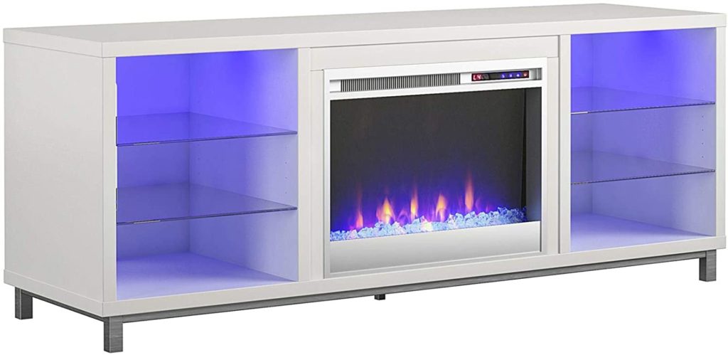modern-white-tv-stand-fireplace