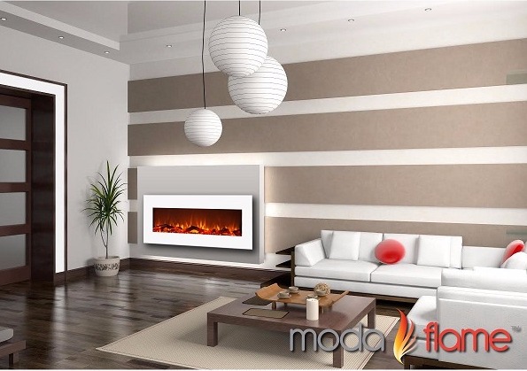 Moda Flame Houston 50" Electric Wall Mounted Fireplace Review