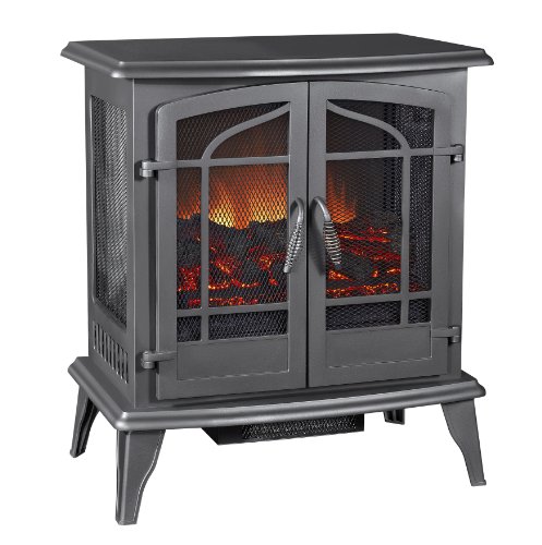 Best Electric fireplace stove reviews -Pleasant Hearth Legacy Panoramic Electric Stove - Vintage Iron