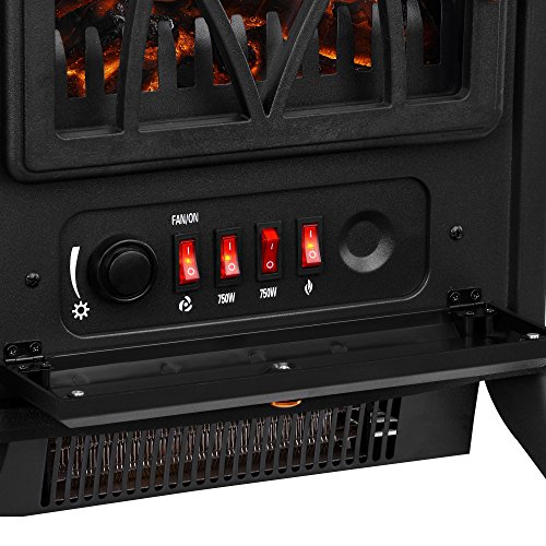 VonHaus 1500W Electric Stove Heater Review Portable electric fireplace