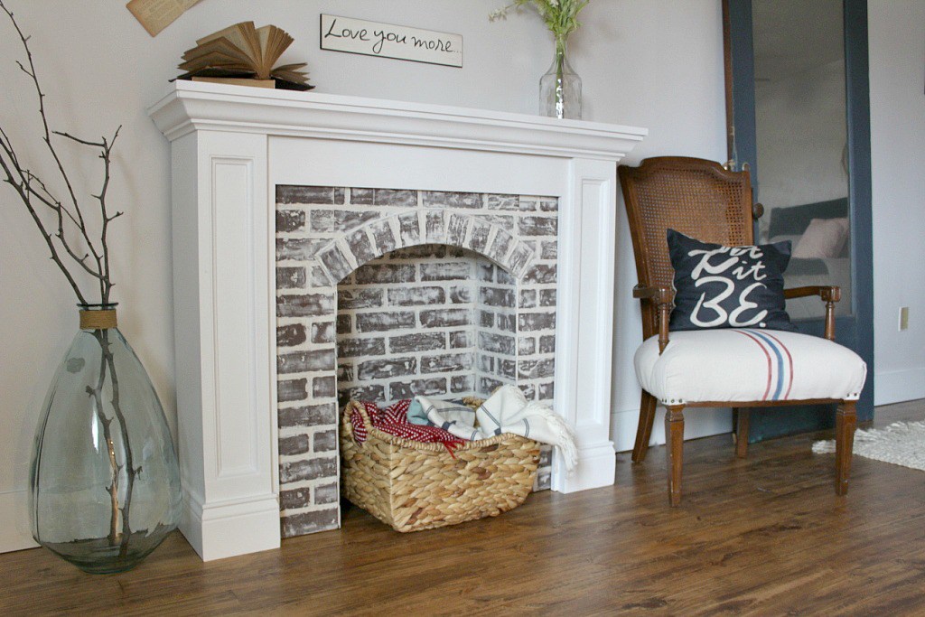 Faux Fireplace