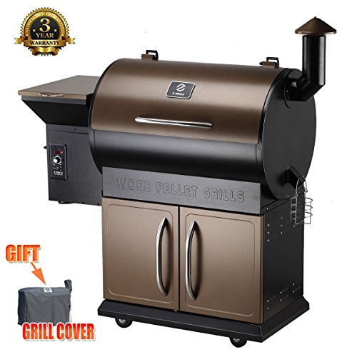 Z Grills Wood Pellet Grill with Patio Cover