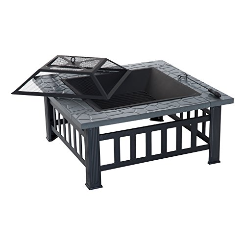 Outsunny Outdoor Patio Backyard Fire Pit Review