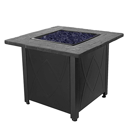 Compare with Blue Rhino Outdoor Propane Gas Fire Pit vs.Outland Living Series 401- Slate Grey Fire Table