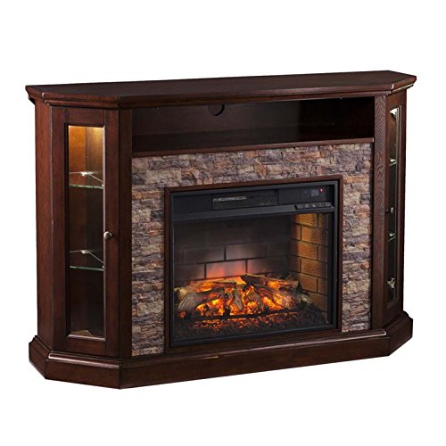 What users saying about Southern Enterprises Redden Corner Electric Fireplace TV Stand?