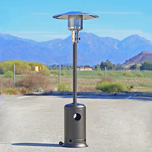 Compare with XtremepowerUS 48,000 BTU Premium Floor Standing Propane Outdoor Patio Heater vs.Fire Sense 61322 Hammer Tone Table Top Patio Heater?