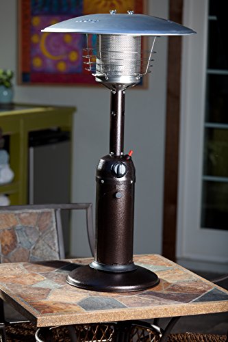 What users are saying aboutFire Sense 61322 Hammer Tone Table Top Patio Heater?