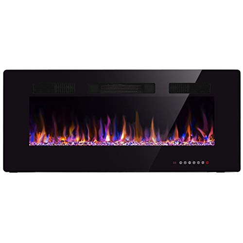 Compare U-MAX Recessed Wall Mounted Electric Fireplace vs. Xbeauty Recessed Wall Mounted Electric Fireplace