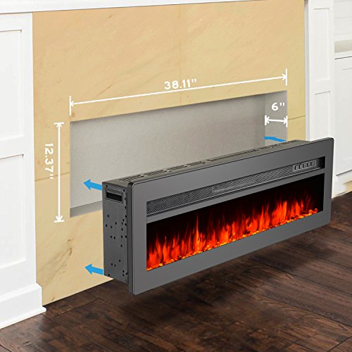 What Users Saying About GMHome Wall Recessed Electric Fireplace