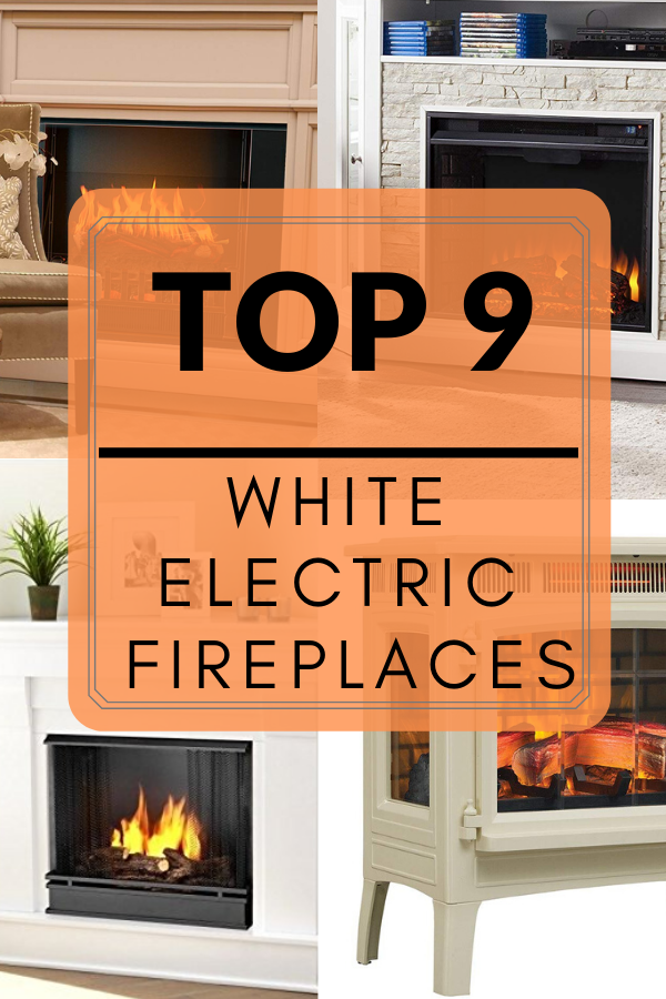 best white electric fireplaces