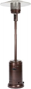 Fire Sense Hammer Tone Bronze Patio Heater