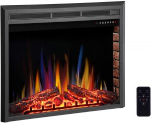 R.W.FLAME 36" Electric Fireplace Insert ,Recessed Electric Stove