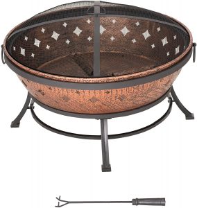 Sunjoy L-FT629PST Fire Pit