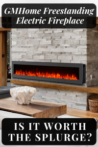 GMHome Wall Mounted Electric Fireplace: A review on the GMHome Freestanding wall recessed electric fireplace compared to the Napoleon Allure Wall Mount Electric Fireplace. #GMHome #electricfireplace #wallmountelectricfireplace #FireplaceLab