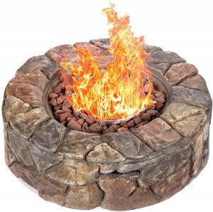 Best Choice Products Natural Stone Fire Pit