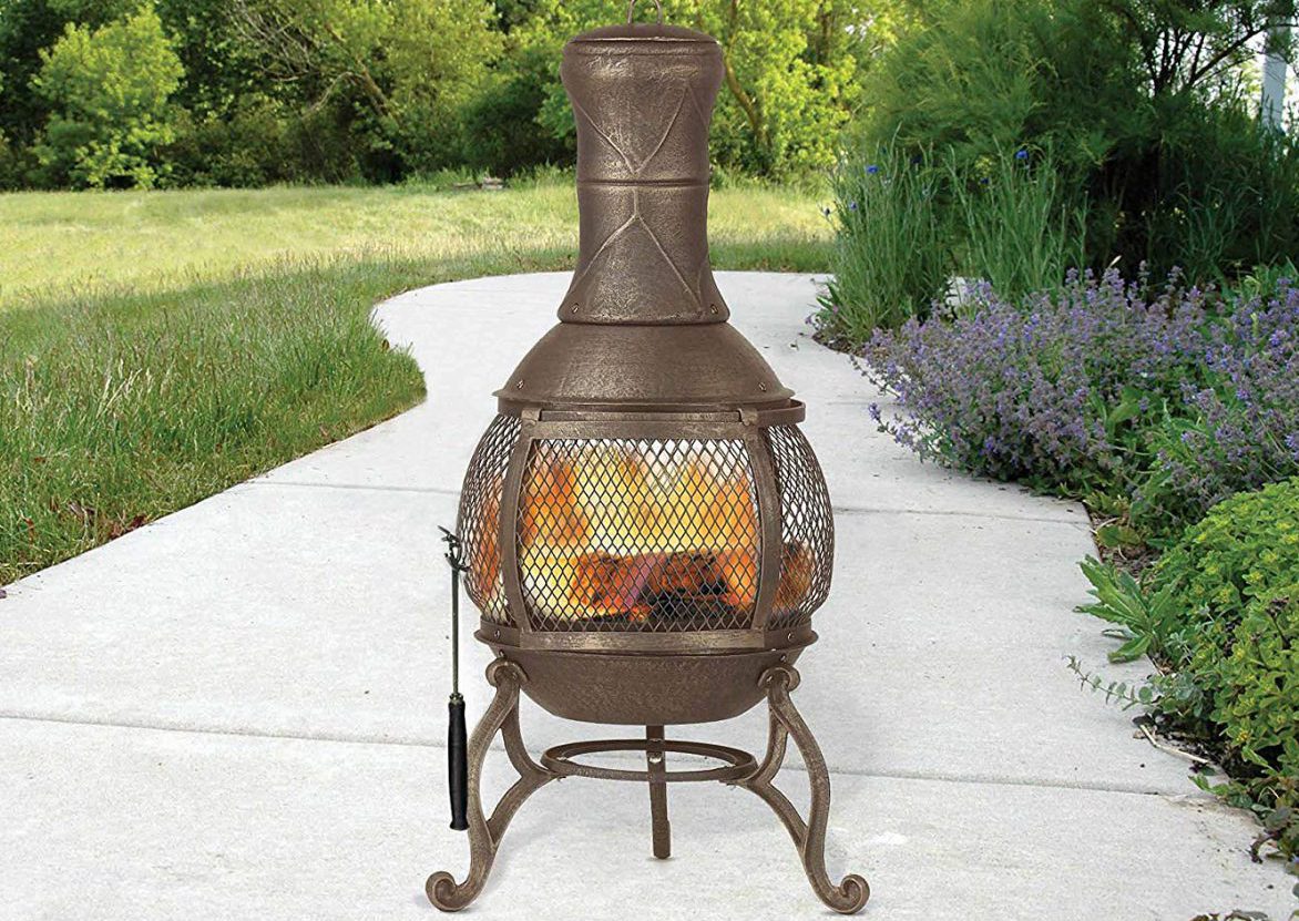 10 Best Chiminea Fire Pit Reviews And, Outdoor Fire Pit With Chimney