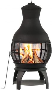 Bali Outdoors, Outdoor Wood-Burning Chiminea Fire Pit