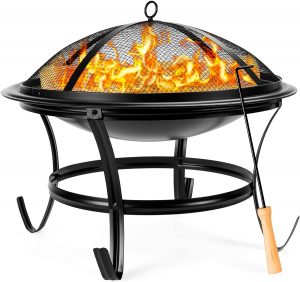 Best Choice Products, 22 in. Steel Outdoor BBQ Grill Fire Pit Bowl
