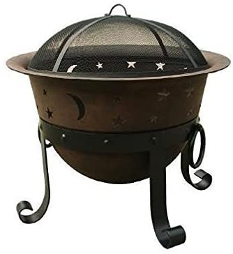 Catalina Creations, 29" Heavy Duty Cast Iron Fire Pit