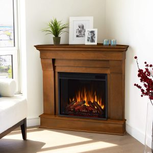 Real Flame 5950E Chateau Corner Electric Fireplace, Small,