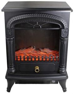 COMFORT ZONE Electric Fireplace Mantel