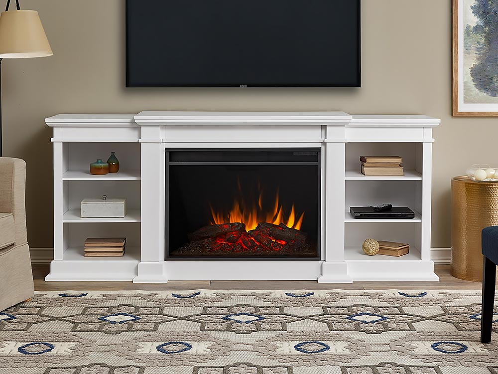 Electric Fireplace And An Infrared Fireplace