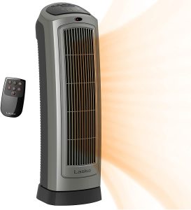 Lasko 5538 Ceramic Tower Heater with Remote Control