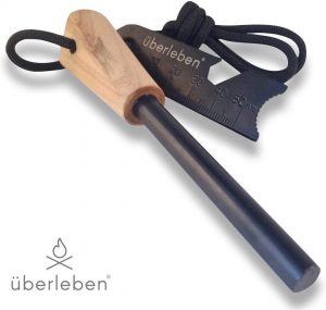 Überleben Zünden Fire Starter- Handcrafted kind of hardwood handle